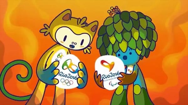 Vinicius y Tom Mascotas Olímpicas