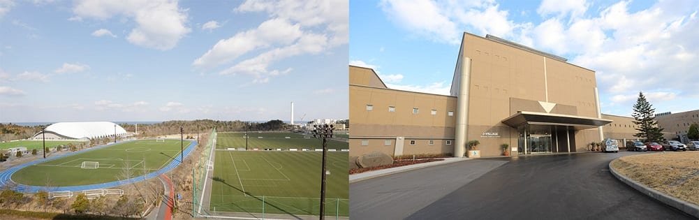 Punto de partida del Relevo de la Antorcha Olímpica, J-Village, Naraha y Hirono, prefectura de Fukushima
