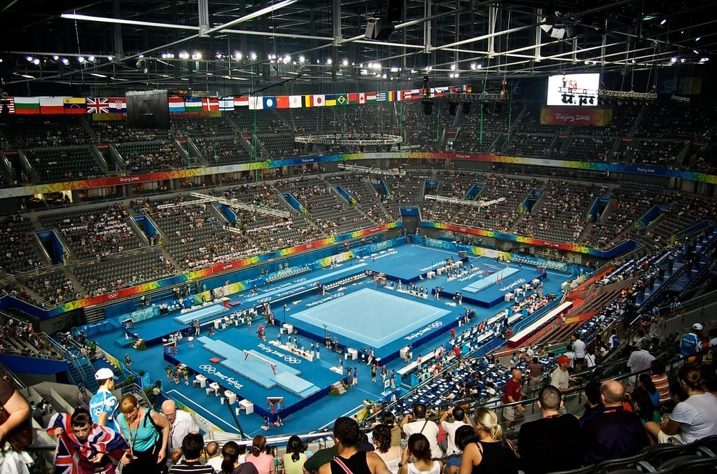 Estadio para realización de Preubas de Gimnasia Artística, Gimnasia Olímpica.